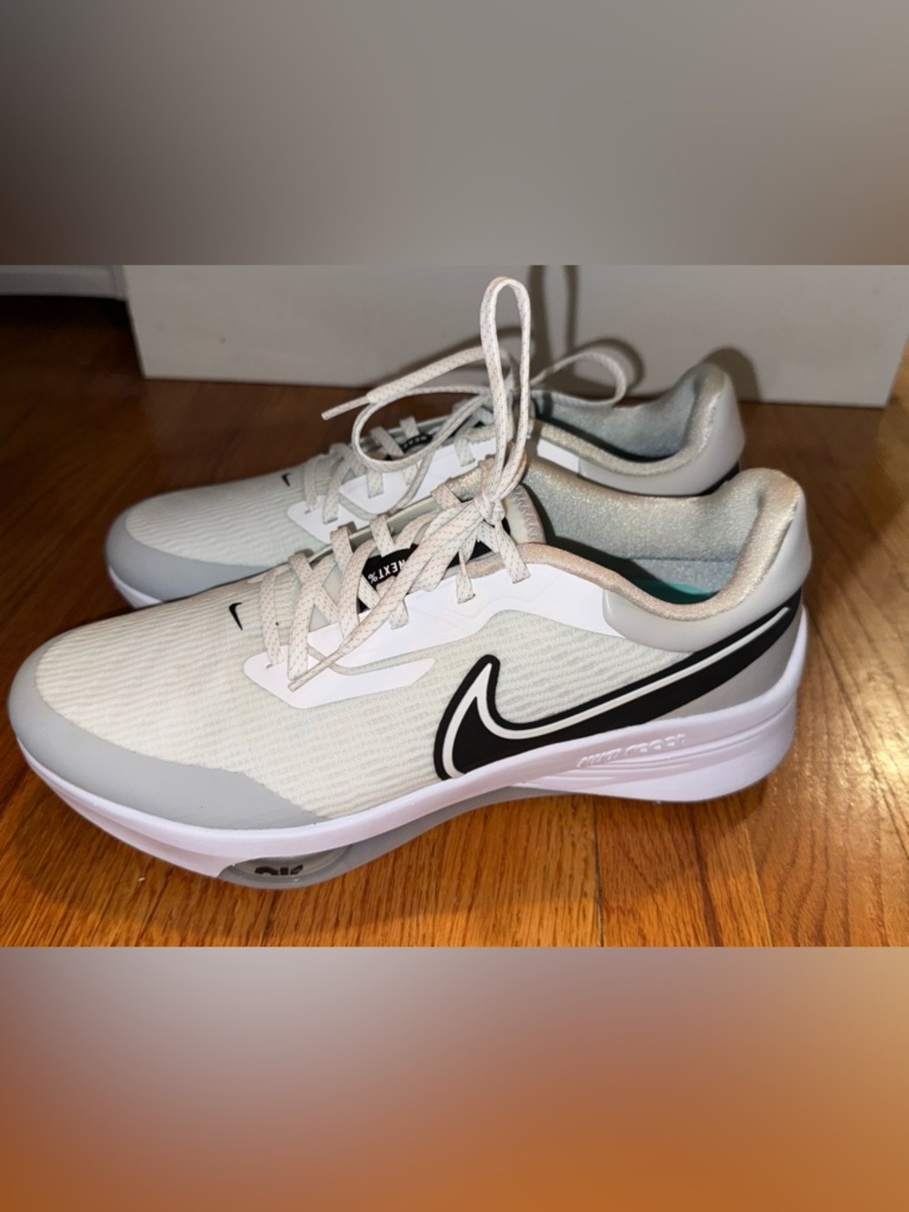 NEW Nike Air Zoom Infinity Tour NEXT% golf shoes White Grey Fog SKU: DC5221-105